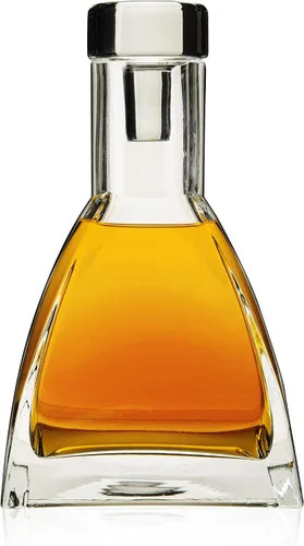 Vista 12 de True Clarity - Decantador de whisky con tapón, decantador de licor de vidrio para bourbon, escocés, vodka, licores, artículos esenciales de la cueva