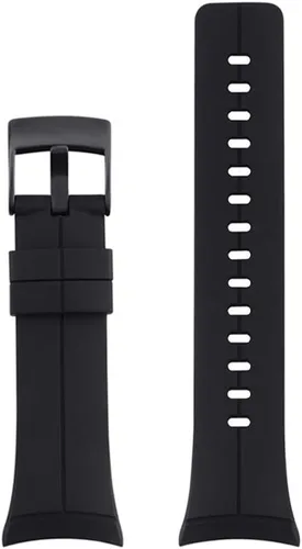 Vista 2 de Correa de reloj compatible con Suunto Spartan Ultra HR, correa clásica de repuesto de goma suave para reloj inteligente Suunto Spartan Ultra HR Negro