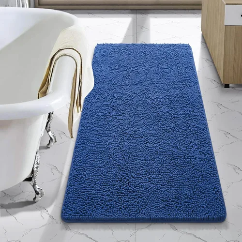 Vista 50 de LOCHAS - Alfombra de baño de lujo lanuda de 24 x 17 pulgadas, color beige