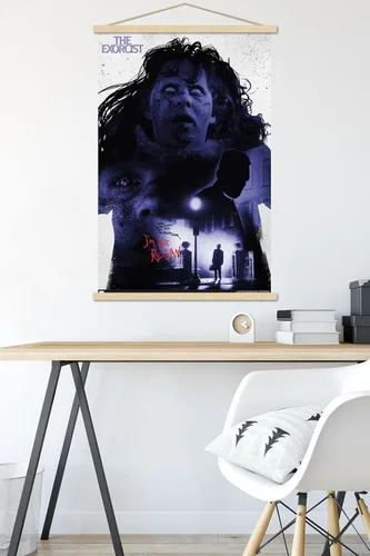 Vista 5 de Trends International The Exorcist - Póster de pared con marco magnético con texto en inglés «I'm Not Regan»