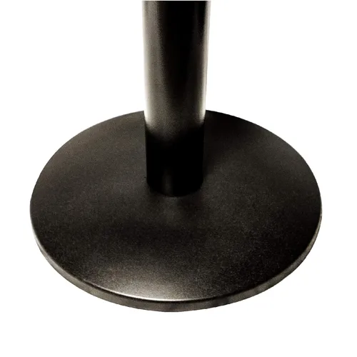 Vista 4 de Juego combinado de barrera de puntal de seguridad de cola de cinturón retráctil HT de 40 pulgadas (2 postes de cinturón negro)