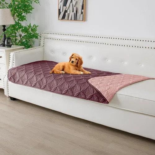 Vista 55 de Manta impermeable para perro, 30 x 30 pulgadas, fundas de sofá para mascotas pequeñas para sofá, silla, cama, protector de muebles de perros