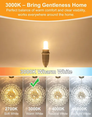 Vista 7 de Bombilla LED G9 4W equivalente a 40 W, 3000 K, blanco cálido
