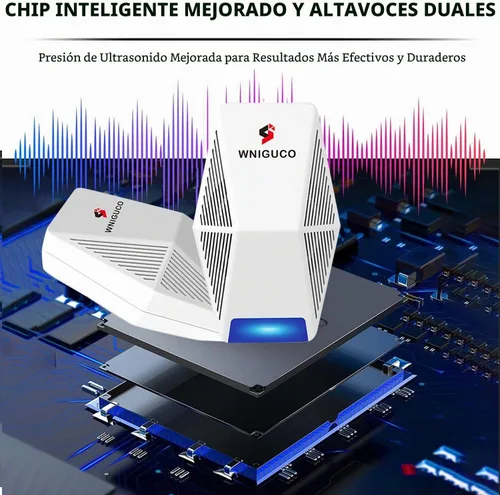 Vista 3 de Repelente de control de plagas, enchufe electrónico para control de plagas en interiores para insectos y roedores, ratones, insectos, hormigas