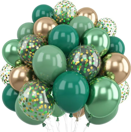 Vista 17 de Globos de fútbol, globos de látex blanco y negro de 12 pulgadas con balón de fútbol de 22 pulgadas, globo de aluminio 4D para niños, decoración