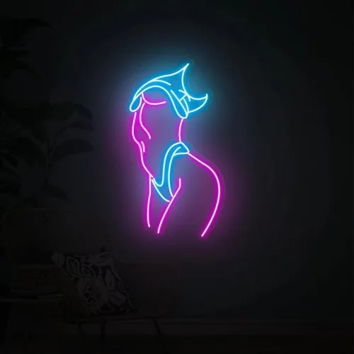 Vista 11 de Letreros de neón de montaña para decoración de pared de 16 pulgadas, letrero de neón LED de dinero, cueva, hogar, fiesta, letreros iluminados por