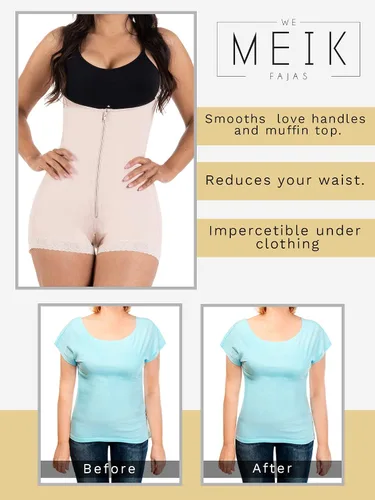 Vista 4 de Fajas Colombianas Reductoras y Moldeadoras para Mujer Body Shaper for Women