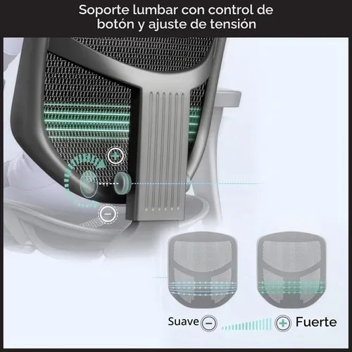 Vista 5 de WorkPro(R) Quantum 9000, Silla ergonómica, color negro, para la espalda media.