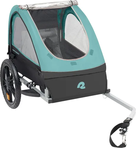 Vista 11 de Retrospec Rover - Remolque para bicicleta para niños, individual y doble pasajero, plegable