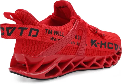 Vista 6 de KCVTD Steel Toe Shoes for Men Safety Work Shoes Women Indestructible Steel Toe Sneakers Puncture Proof Slip Resistant Construction Shoe