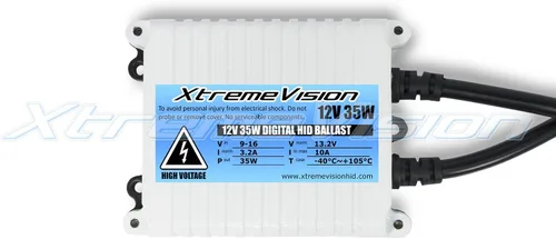 Vista 3 de XtremeVision H1 10K 35W AC Xenón Paquete - Bombilla de faro de Xenón con balasto de AC delgado - 10000K Azul Oscuro - Bombillas de Xenón - 1 par