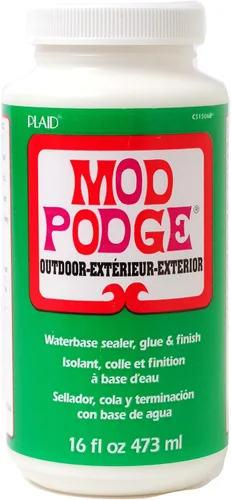 Vista 9 de Mod Podge – Sellador a base de agua, pegamento y acabado para exteriores (8 onzas), CS11220 acabado brillante.