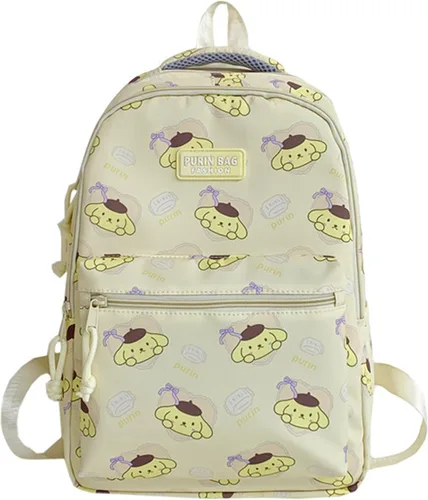 Vista 7 de Roffatide Dibujos animados toda la impresión casual mochila portátil mochila viaje senderismo mochila mochila azul