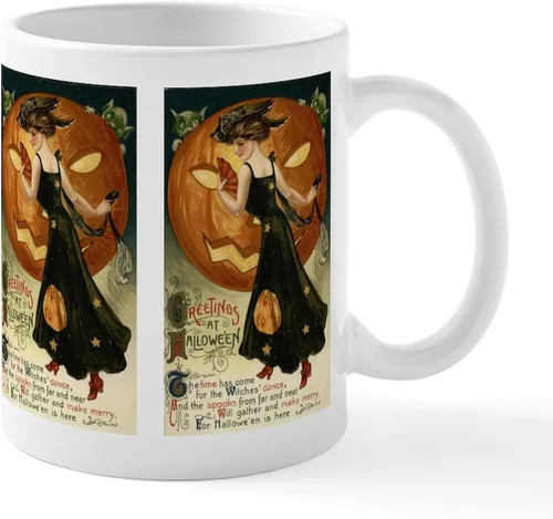 Vista 32 de CafePress Sincere Pumpkin Patch Mug Taza de café de cerámica de 11 oz (11.0 fl oz)