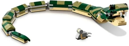 Vista 2 de LEGO Creator 31121 Cocodrilo 31121 Juguete de construcción con juguetes de animales salvajes (454 piezas)