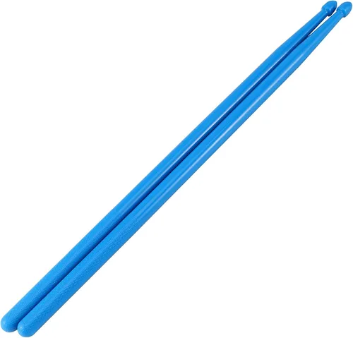 Vista 4 de SINJEUN 10 pares de baquetas de nailon 5A, palillos de plástico antideslizantes de 16 pulgadas, palillos de nailon multicolor duraderos
