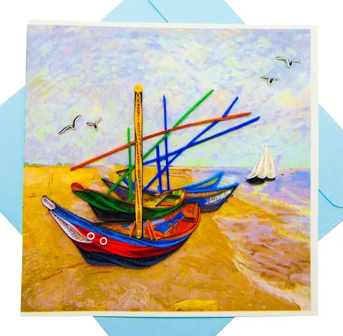 Vista 14 de Grues de Momoyogusa – Flores de Cien Generaciones (1909) de Kamisaka Sekka Tarjeta de Felicitación de Arte Filigrana, Tarjeta de Felicitación