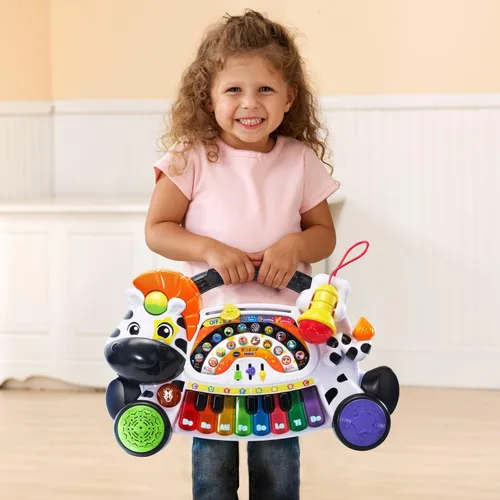 Vista 5 de Piano zoo de VTech, Frustration-Free Packaging, Blanco