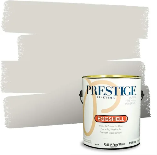 Vista 75 de PRESTIGE Paints - Pintura interior e imprimación en uno, 1 galón, cáscara de huevo, pimienta envejecida