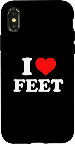 Vista 5 de Funda para iPhone 13 I Love Feet