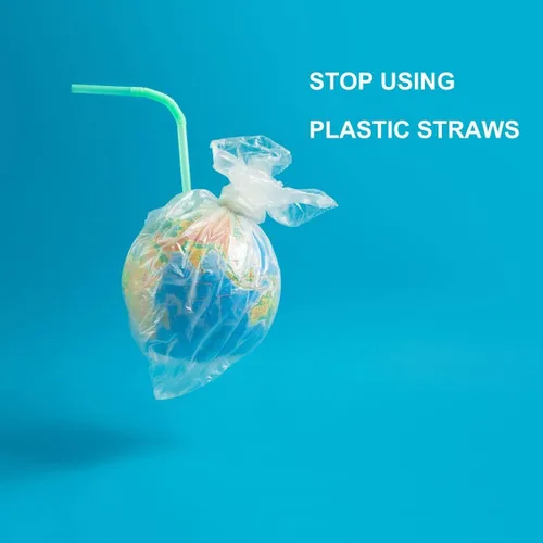 Vista 6 de 100 Unidades Pajitas PLA Compostables 100% a Base de Plantas - Pajitas Flexibles Biodegradables Sin Plástico para Beber - Una Fantástica Alternativa