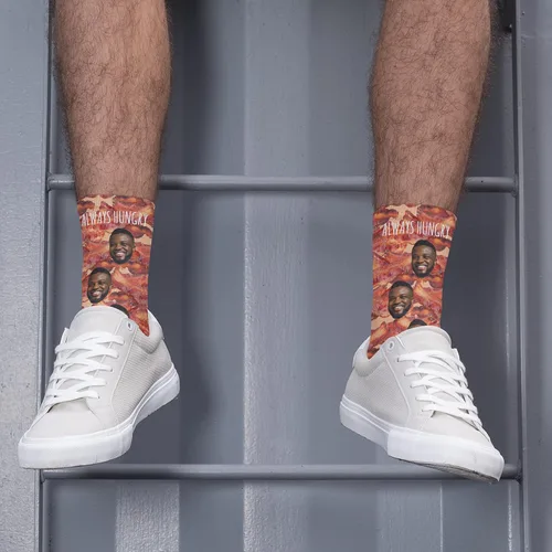 Vista 6 de Calcetines con fotos personalizados actualizados con caras - Imprime tu imagen, foto - Regalos divertidos personalizados para hombres y mujeres
