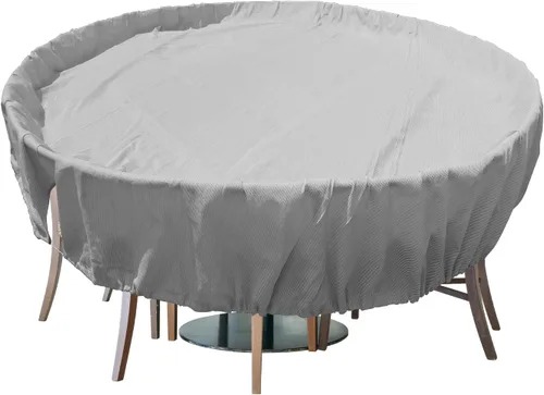 Vista 19 de Fundas para muebles de patio, impermeables, resistentes a los rayos UV, resistentes a los rayos UV, para exteriores, mesa redonda y rectangular