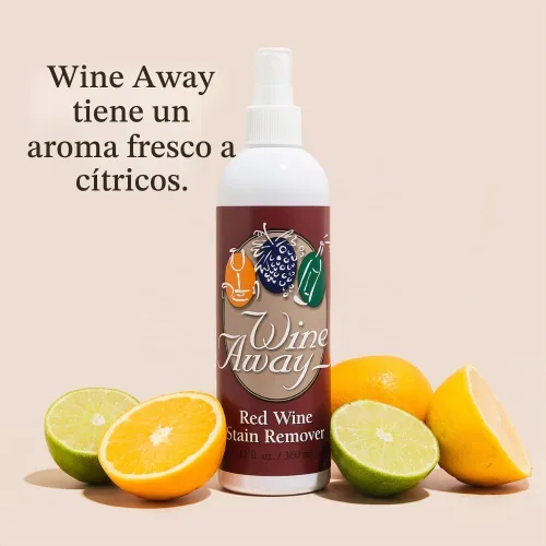 Vista 7 de Quitamanchas para vino tinto, con aroma cítrico (12 onzas), de Wine Away, Set de 3