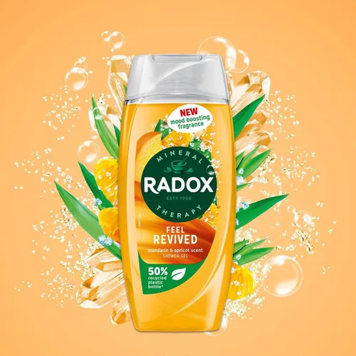 Vista 5 de Radox Gel de ducha Feel Revived de 7.61 onzas líquidas