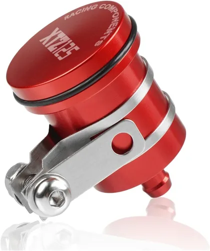 Vista 3 de DOLOX Vaso de aceite para Yamaha XTZ125 2003-2016 XTZ 125 2004 2005 2006 2007 2008 2009 10 10 Depósito de líquido de freno trasero Depósito de Negro