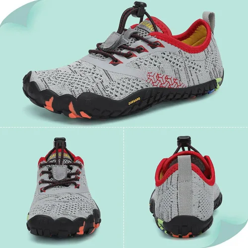 Vista 6 de SAGUARO Zapatos de agua minimalistas para niños y niñas, zapatos descalzos, ligeros, para senderismo, atléticos, al aire libre, secado rápido