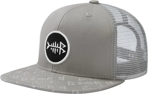 Vista 10 de BASSDASH Gorra de Camionero de Ala Plana Ajustable con Snapback y Malla para Hombres y Mujeres Verde militar
