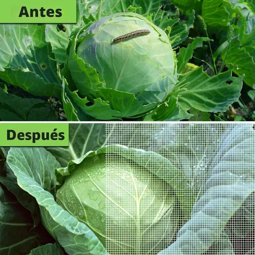Vista 5 de Red de jardín ultra fina de 8 x 10 pies, malla de insectos para plantas