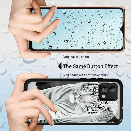 Vista 281 de Funda para Motorola Moto G Stylus 5G 2021 de vidrio templado, funda negra con diseño de mujer negra africana para mujeres y hombres, antiarañazos, a