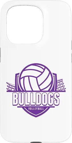 Vista 14 de Bulldogs Volleyball Back to School Spirit P Case for iPhone 17