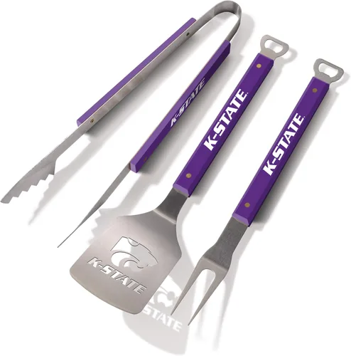 Vista 13 de YouTheFan NCAA Spirit Series - Juego de barbacoa de 3 piezas