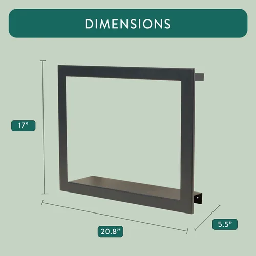 Vista 8 de Modern Sprout Smart Growframe - Soporte para plantas montado en la pared con luz LED de cultivo - Control inteligente por aplicación - Marco