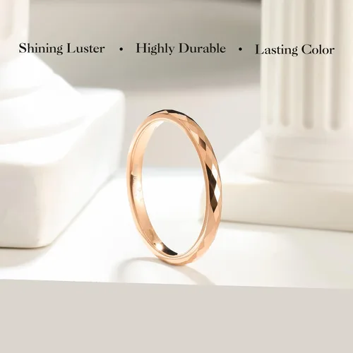 Vista 3 de King Will Anillo de boda de carburo de tungsteno para hombres y mujeres, anillo de promesa para pareja de 0.079 pulgadas, 0.176 pulgadas