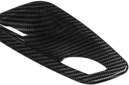 Vista 2 de x xotic tech Cubierta interior para manija de puerta, patrón de fibra de carbono, compatible con BMW E92 E93 335i M3 Coupe Convertible 2007-2013, 2