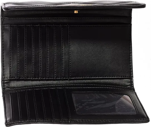 Vista 4 de Michael Kors Jet Set Travel - Cartera triple grande de cuero vegano
