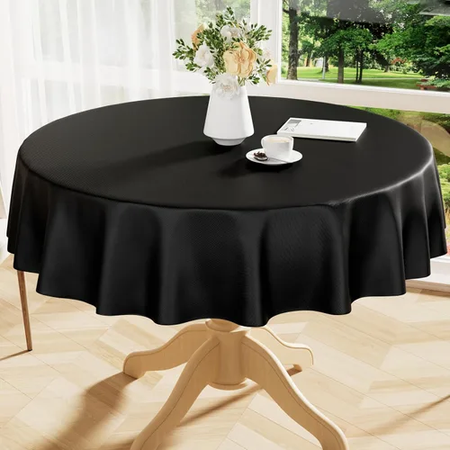 Vista 39 de Smiry Mantel cuadrado de vinilo impermeable de 54x54 pulgadas, protector de manteles de vinilo lavables, funda de mesa resistente a derrames de Beige