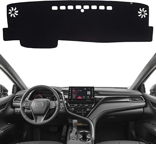Vista 13 de Alfombrilla Cobertora para Salpicadero Compatible con Toyota Sienna 2010-2004 (Sin Modelos HUD), Alfombrilla Antirreflejos para Salpicadero