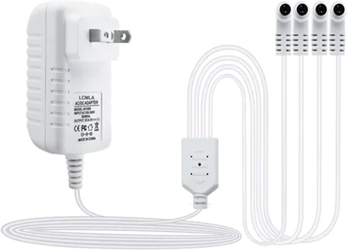 Vista 8 de Adaptador de corriente AC/DC 4.5V compatible con accesorio iluminado Lemax 94564 84428 74707 44242 94565 94566 94527 para decoración de edificios