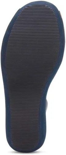 Vista 5 de Kenneth Cole Reaction Fine Glass Sandalia de cuña , Azul, 9.5
