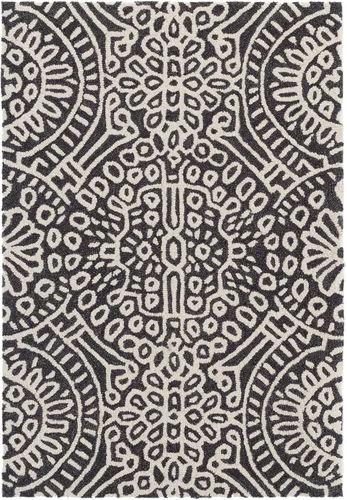 Vista 13 de Dash & Albert Ashmore - Alfombra de lana micro enganchada a múltiples manos, 2 x 3 pies, patrón geométrico multicolor