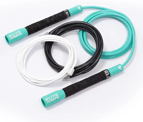 Vista 11 de Elite Jumps The Freestyle Rope - Cuerdas de salto de PVC para fitness, cuerdas de salto para adultos de primera calidad para fitness, cuerda