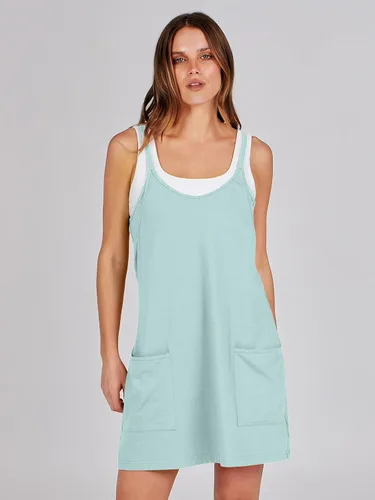 Vista 3 de ANRABESS - Vestido deportivo para mujer, para verano, rómper para tenis, entrenamiento y deportes, minivestido enterizo, pantalones cortos