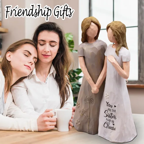 Vista 3 de BORLESTA Regalos de cumpleaños para mejores amigas para mujeres, regalos de cumpleaños para hermana, regalo de amistad para mujeres, regalos