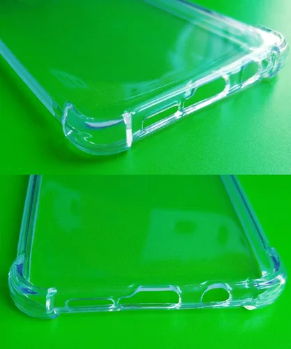 Vista 5 de USTIYA Caso para Xiaomi Mi Redmi Note 8 Pro Clear Crystal TPU Cuatro Esquinas Parachoques Proteger Cámara Cubierta Protectora Transparente Suave