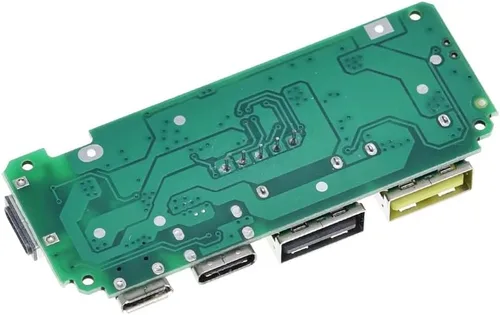 Vista 5 de Dual USB 5V 2.4A Micro/Tipo-C USB Banco de energía móvil 18650 Módulo de carga de batería de litio Cargador de placa de protección de circuito